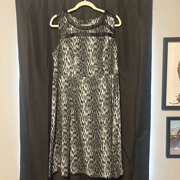 Lane Bryant Leopard Print A-Line Dress Women’s Plus Size 16 (1X) - Picture 2 of 9